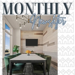 a table in a conference room